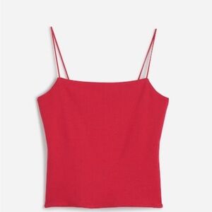 Madwell Red Squareneck Tank Top
